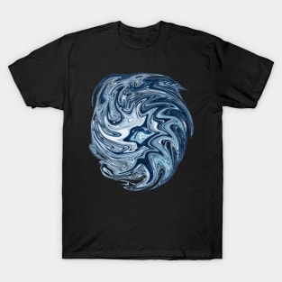 Abstract Ocean Design Available on Multiple Products T-Shirt